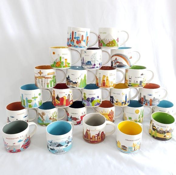 Starbucks You Are Here collection - see sizes for availability! - Picture 2 of 8